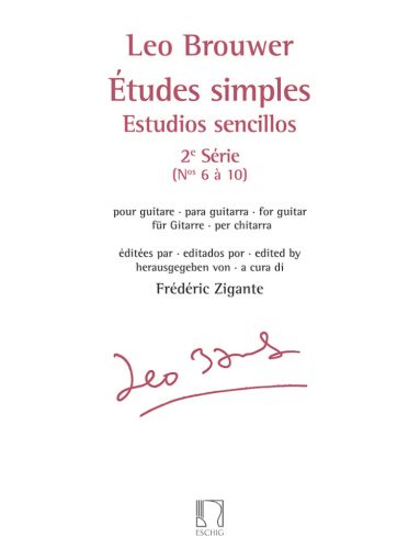 Leo Brouwer - Etudes simples volume 2