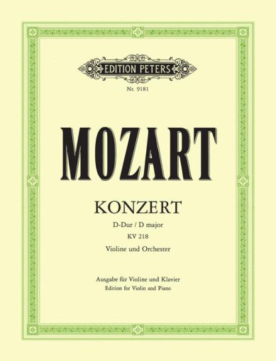 Mozart CONCERT 04 D KV218   