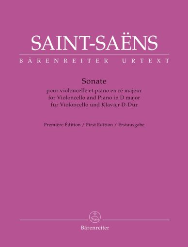 Saint-Saens - Sonata  for cello and piano in D dur