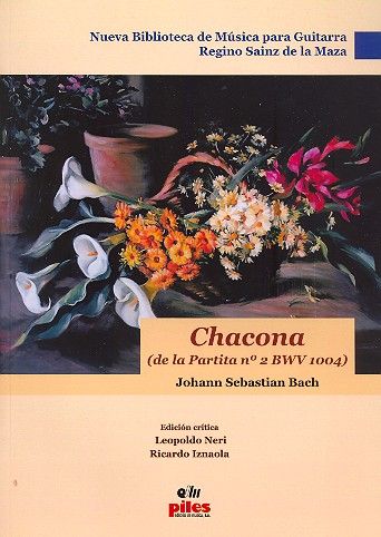 Bach, Johann Sebastian Chacona de la Partita no.2 BWV1004 para guitarra