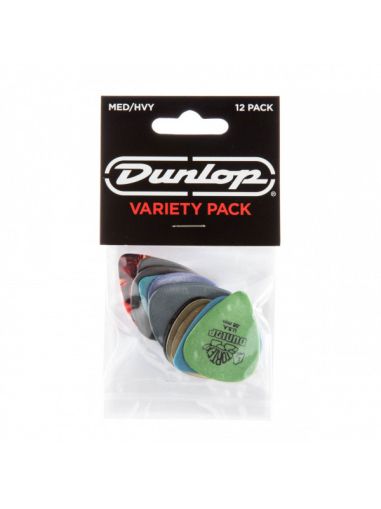 DUNLOP PVP102 Variety Pack Light/Medium (12) Pick Pack