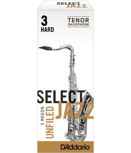 Rico Select Jazz 3 hard unfiled tenor sax - box 