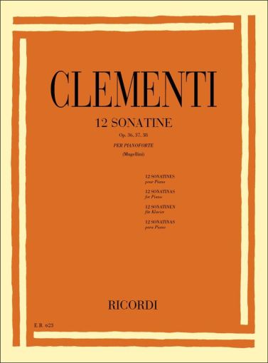 Clementi   12 SONATINE OP. 36, 37, 38