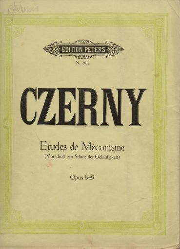 Czerny - Studies  op.849 ( second hand )