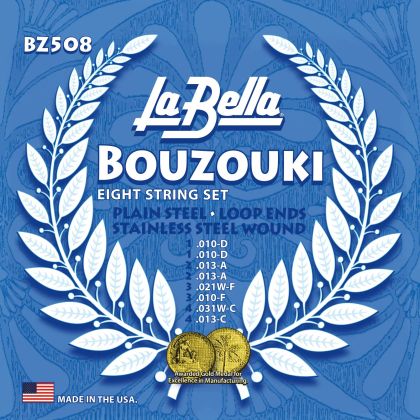 La Bella BZ508 Bouzouki, 8-String