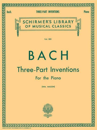 Bach -  Three - part inventions for the piano