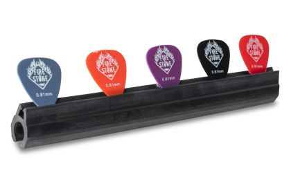 GEWA Pick holder F&S Rubber bar + 5 picks