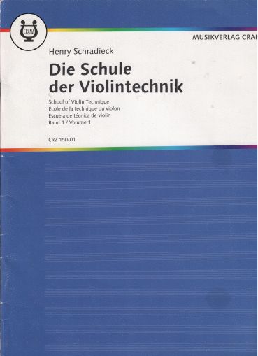 Henry Schradieck School of Violin Technics - Book 1 secondhand