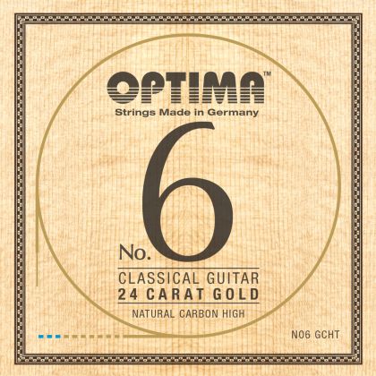 Optima Strings for classic guitar No. 6 24 carat gold high tension