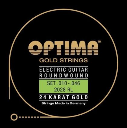 Optima 2028 RL E-Guitar Gold .010-.046