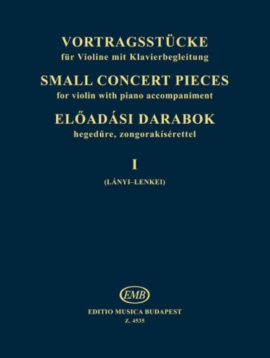 Малки концертни пиеси за цигулка и пиано том I