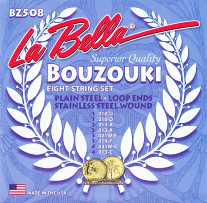 La Bella BZ508 Bouzouki, 8-String