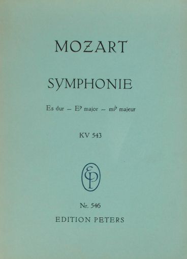 Моцарт-  Симфония ми бемол мажор KV  543