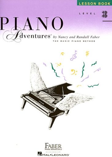 Piano Adventures Level 3B- Lesson book