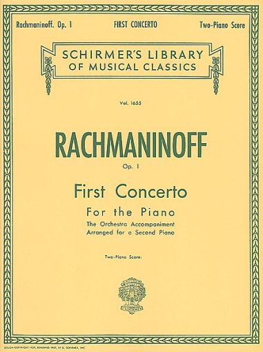 Rachmaninoff - Concerto for piano No.1 op.1 for two pianos