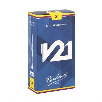Vandoren V21 Bb Clarinet Reeds size 3  