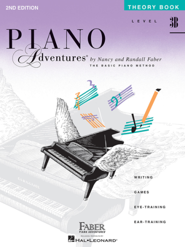 Piano Adventures Level 3B- Theory book