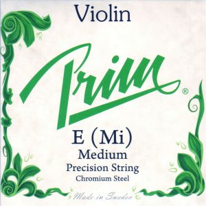 Prim Violin string E Chromium Steel - medium 