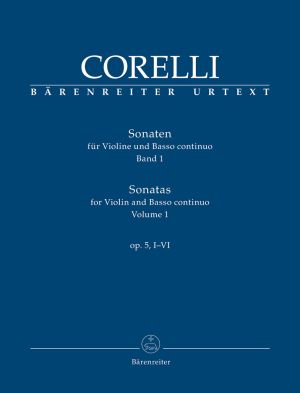 Корели - Сонати оп.5 за цигулка и басо континуо том 1