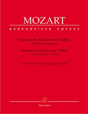 Mozart - Sonatas for piano and violin   KV 379,376,377,380,404,372,403,402