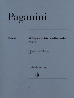 Паганини - 24 Каприза за соло цигулка  оп.1