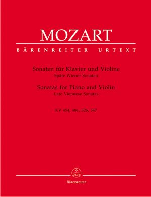 Mozart - Sonatas for piano and violin   KV  454,481,526,547