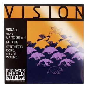 Thomastik Vision струна за цигулка G Syntetic core/Pure silver wound