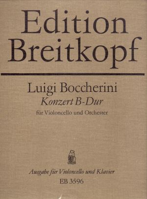 Boccherini - Concerto for cello and piano in B dur