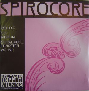 Thomastik Spirocore Spiral core Tungsten wound  single string for Cello - C