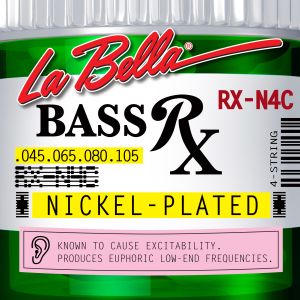 La Bella RX-N4C 4 string Bass strings Nickel plated045/105