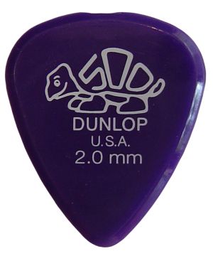 Dunlop Delrin 500 pick purple - size 2.00