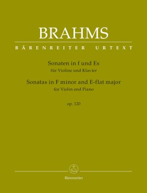 Брамс - Сонати във фа минор и в ми бемол мажор за цигулка и пиано оп.120
