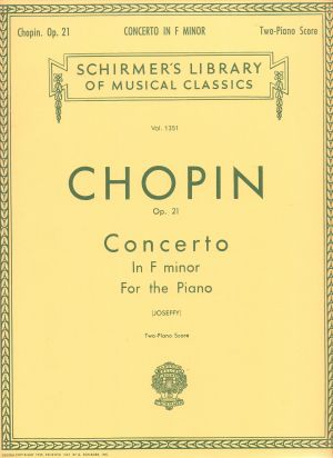 Chopin -  Concerto No. 2 In F Minor, Op. 21 for two pianos