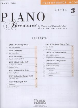 Началнa школa  за пиано   Level 2B-Performance book