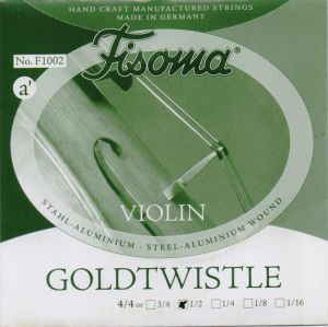 Fisoma Goldtwistle string A for Violin size 1/2
