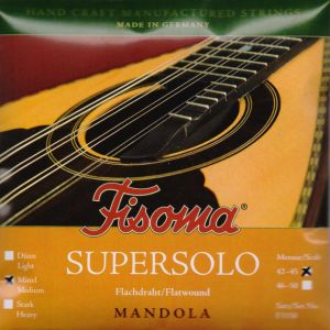 Fisoma Supersolo strings for Mandolа mensur/scale 42-45