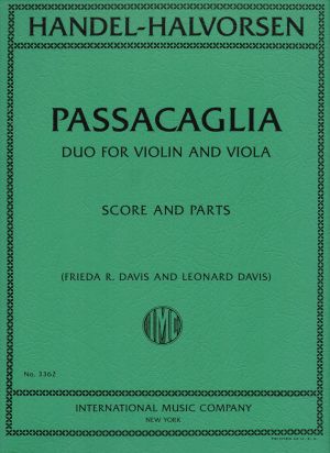 Handel - Passacaglia duo for violin and viola