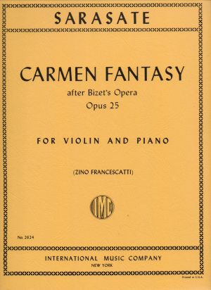 Сарасате - Кармен фантазия оп.25 за цигулка и пиано 