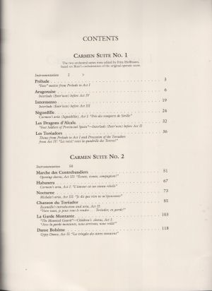 Bizet - Carmen Suites Nos.1 and 2 in Full Score 