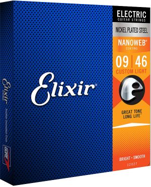 Elixir струни за електрическа китара с Original Nanoweb ultra thin coating 009-046