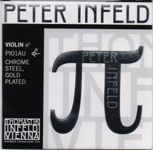 Thomastik Peter Infeld Violin single string E - PI01AU ( Chrome steel with gold plated )