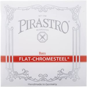Pirastro Flat Chromesteel Bass Solo Strings set