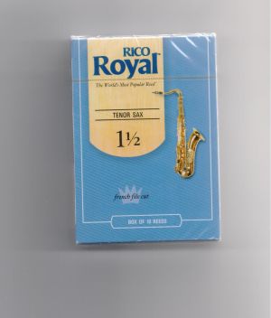 Rico Royal Tenor sax reeds 1 1/2 size - box