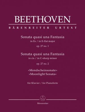 Бетховен - Соната оп.27 №1,2  "Лунната соната" за пиано