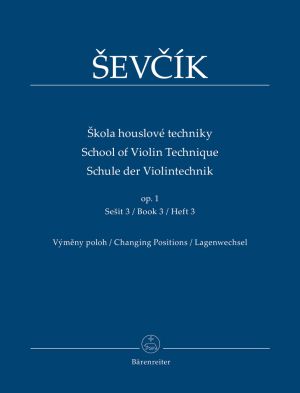 Sevcik  op.1 book 3  School of violin technique 
