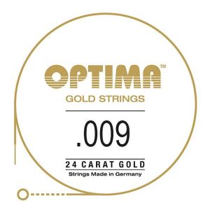 Optima single string for electric guitar 24K gold 009