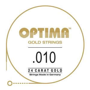 Optima single string for electric guitar 24K gold 010