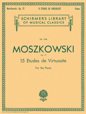Moszkowski - 15 Studies op. 72 for piano