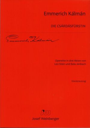 Kalman - Die Csárdásfürstin piano reduction