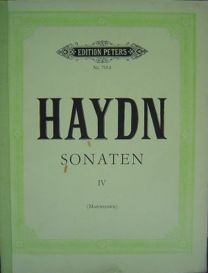 Haydn Sonaten Band IV